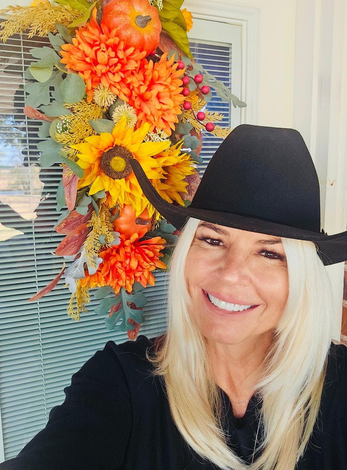 Selfie with cowboy hats